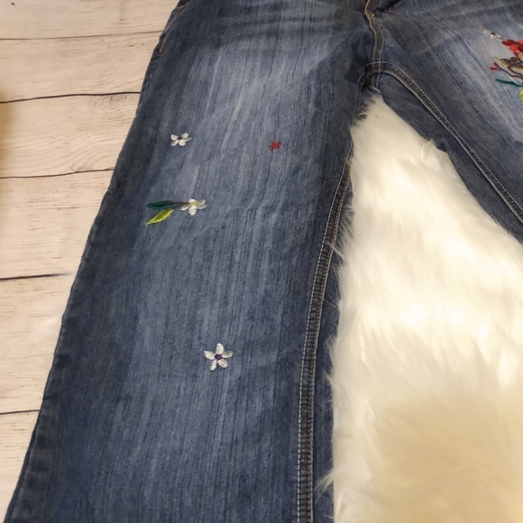 LEO ROMA peacock embroidered jeans - Picture 3 of 6